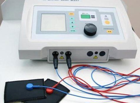 Dispozitiv pentru electroforeză - o procedură fizioterapeutică pentru prostatita